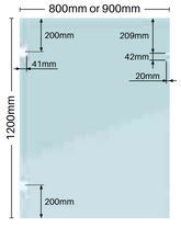 Polaris Glass Pool Fence Gate, 12mm glass pool fence gate, Suits soft close hinges